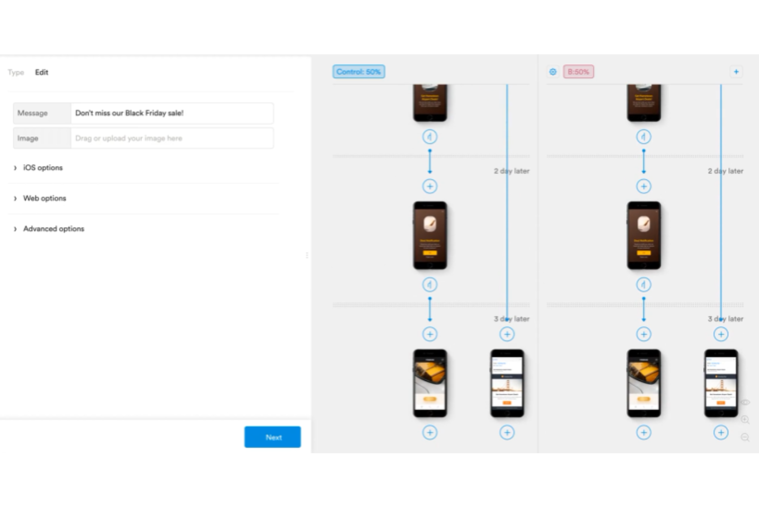 Leanplum screenshot - 10 Migliori Software per Test A/B Recensiti nel 2026