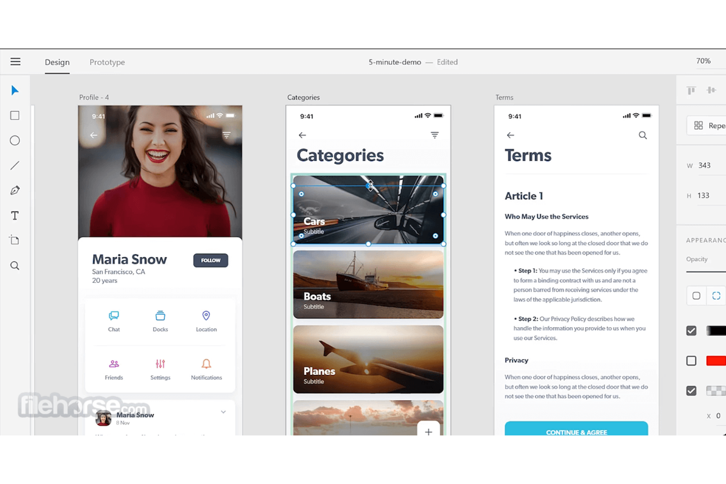 Adobe XD screenshot - Le 10 Migliori Strumenti UX per Team di Prodotto nel 2026