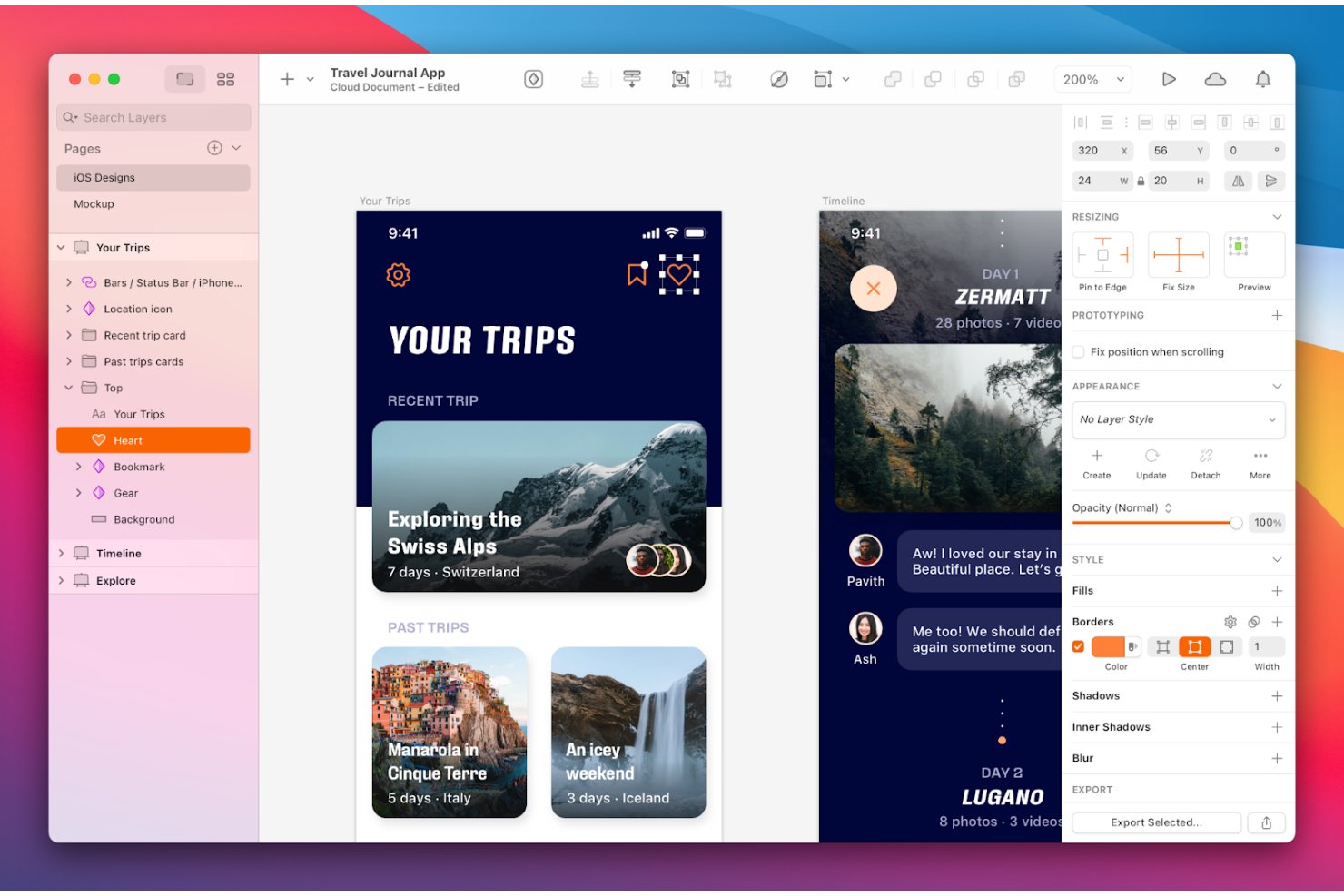 Sketch screenshot - 10 Migliori Software per la Progettazione dell’Interfaccia Utente per 2026
