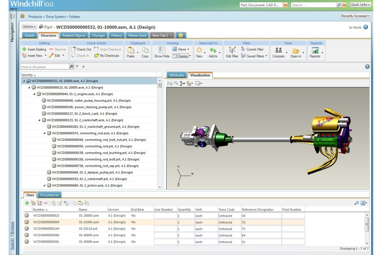 PTC Windchill screenshot - 10 migliori soluzioni software PLM Agile nel 2026