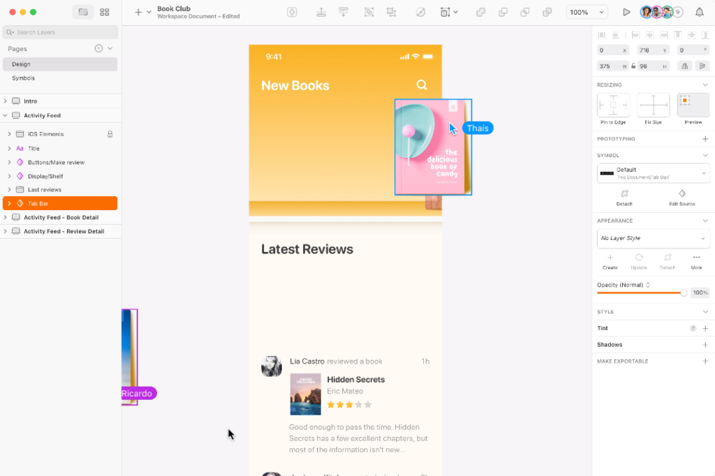 Sketch screenshot - 10 Migliori Strumenti di Prototipazione Per Testare Idee Nel 2026