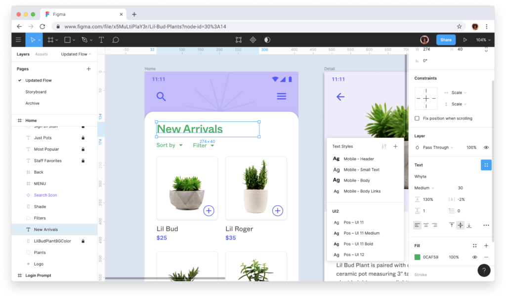 Figma screenshot - 10 Migliori Strumenti Gratuiti di Prototipazione per Designer nel 2026