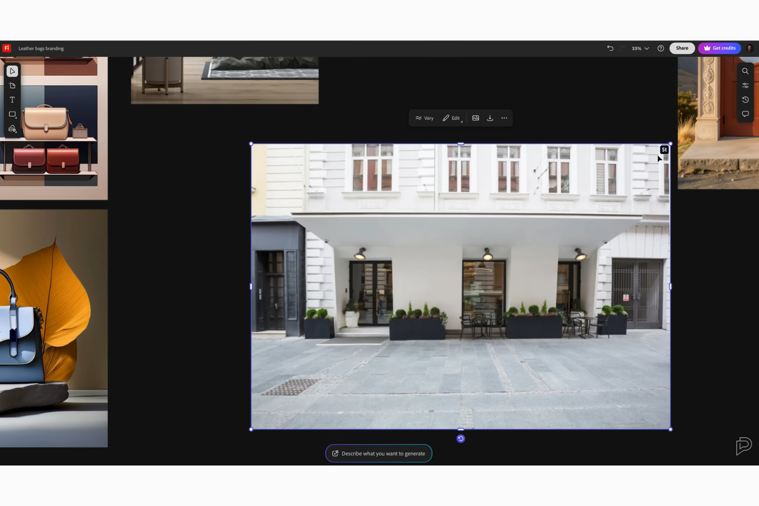 Adobe Firefly Boards screenshot - 10 Migliori Creatori di Mood Board Gratuiti nel 2026