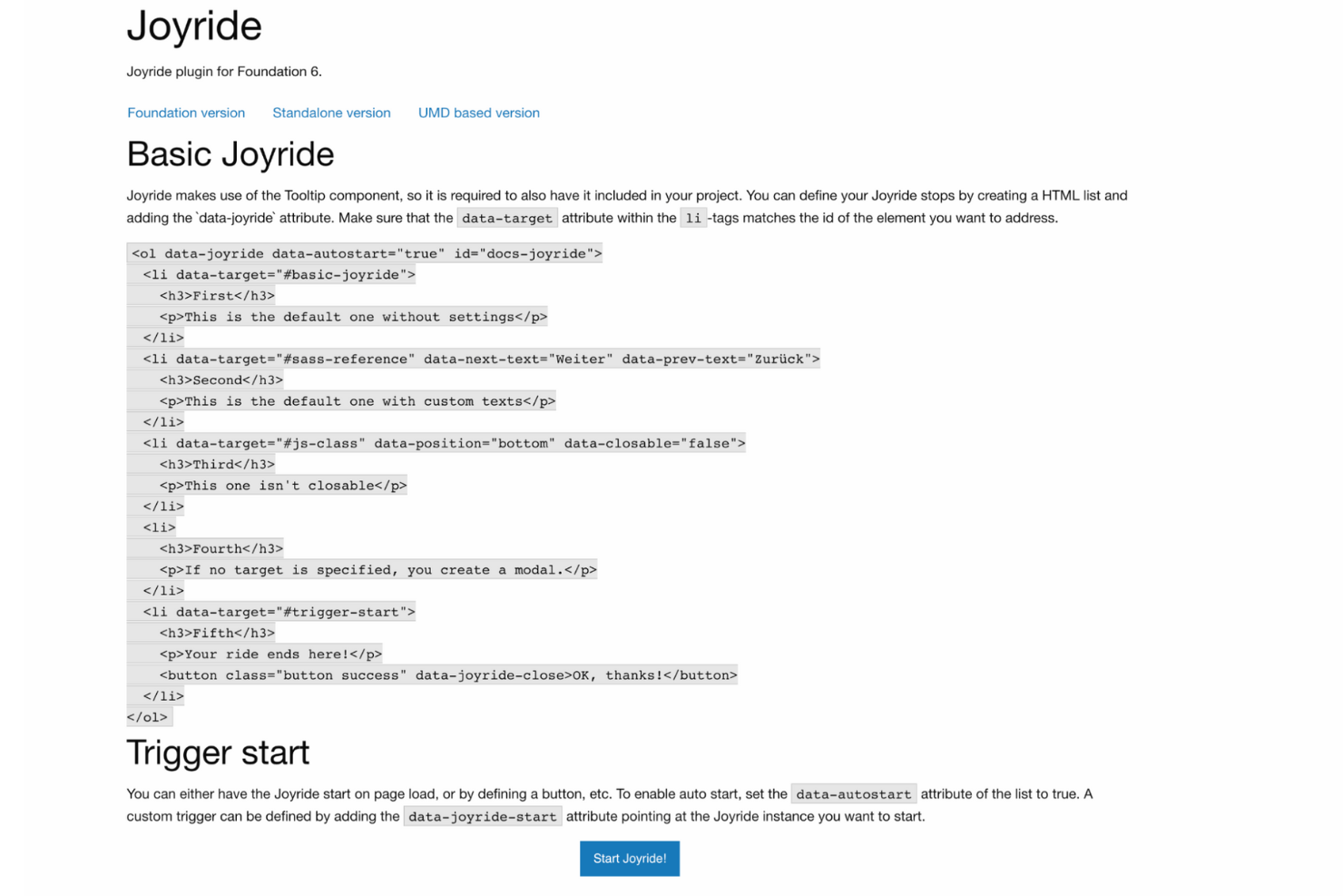 Joyride screenshot - 10 migliori software gratuiti per l’onboarding degli utenti recensiti nel 2026