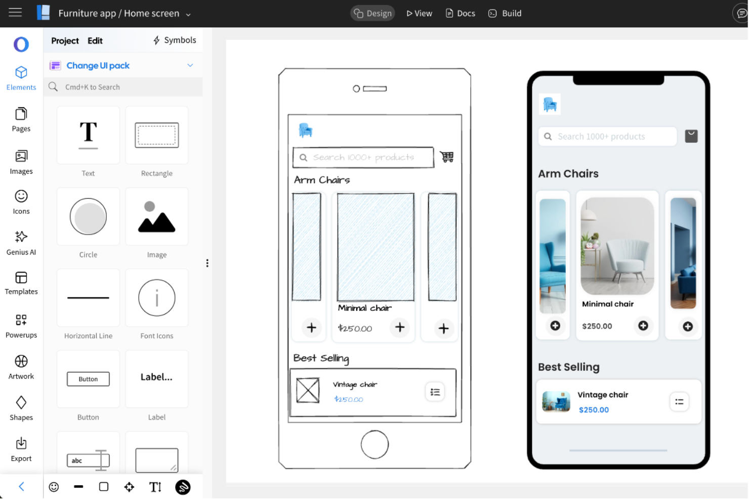 MockFlow screenshot - 10 Migliori Strumenti di Wireframe per Progettare Mockup nel 2026