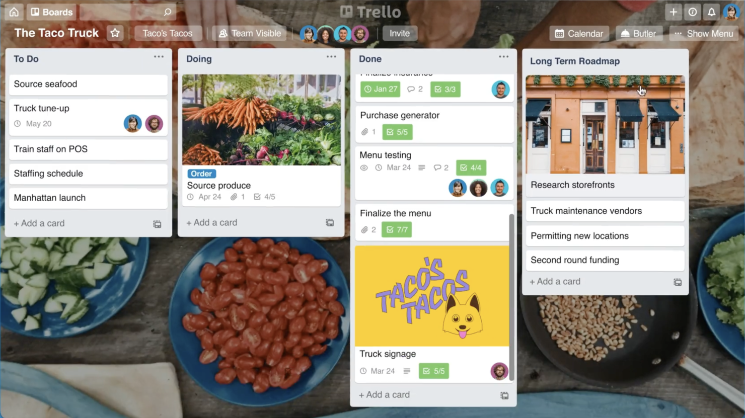 Trello screenshot - 10 Migliori Strumenti Roadmap per la Gestione del Prodotto nel 2026