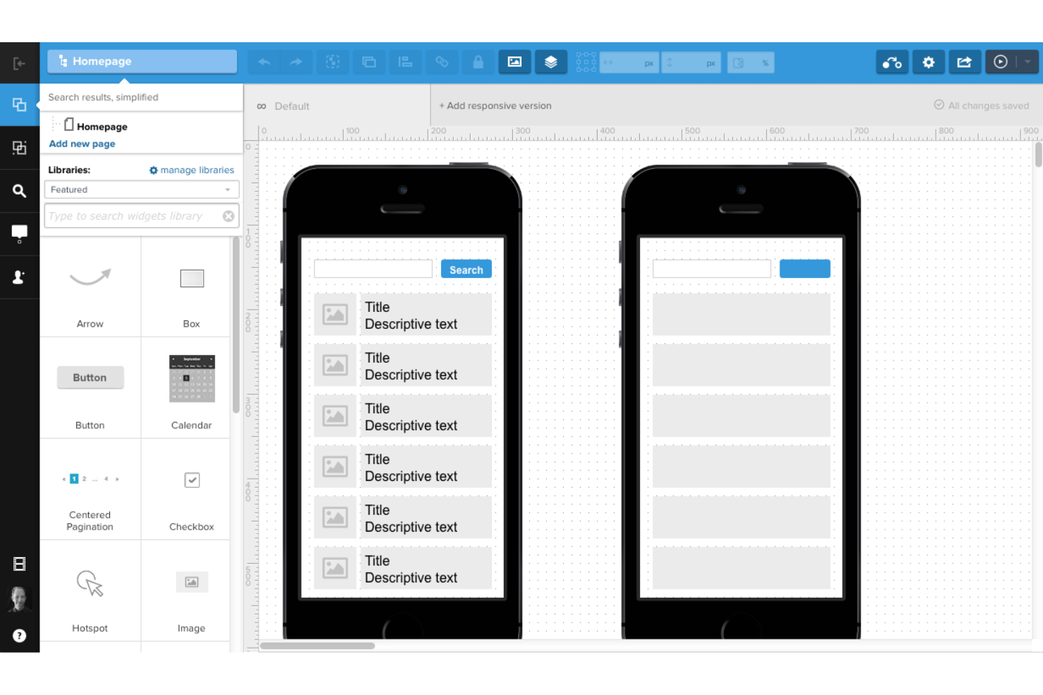 UXPin screenshot - 10 Migliori Strumenti di UX Design per Aumentare l’Efficienza del Design nel 2026