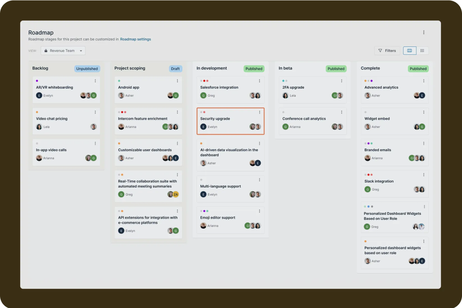 LaunchNotes screenshot - 10 migliori software per la gestione dei prodotti per 2026