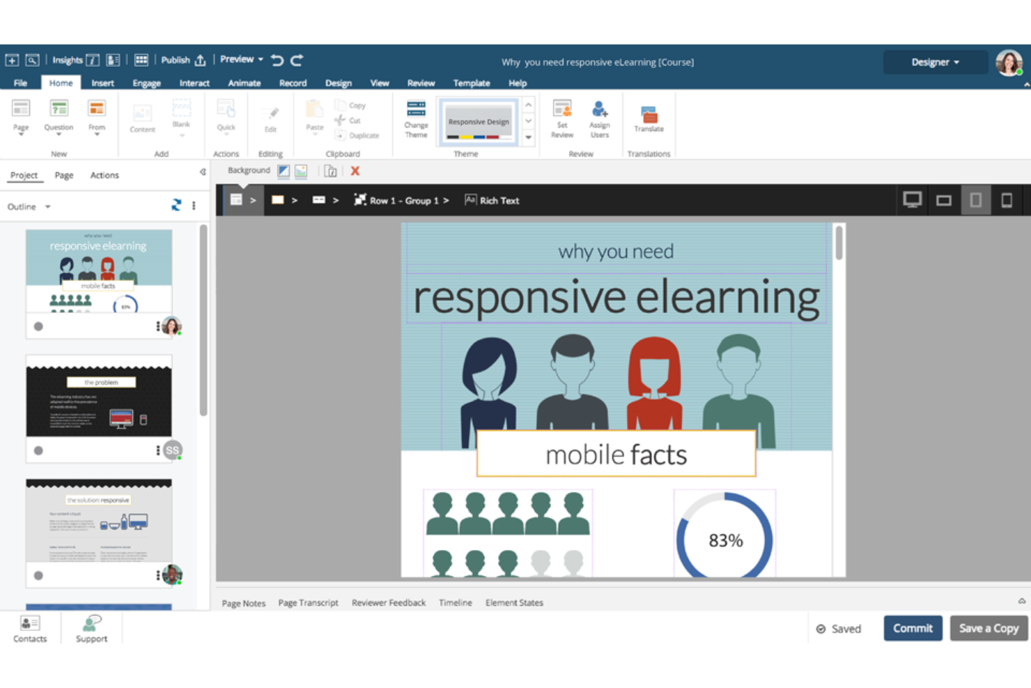 dominKnow | ONE screenshot - 10 Mejores Alternativas a Adobe Captivate en 2026