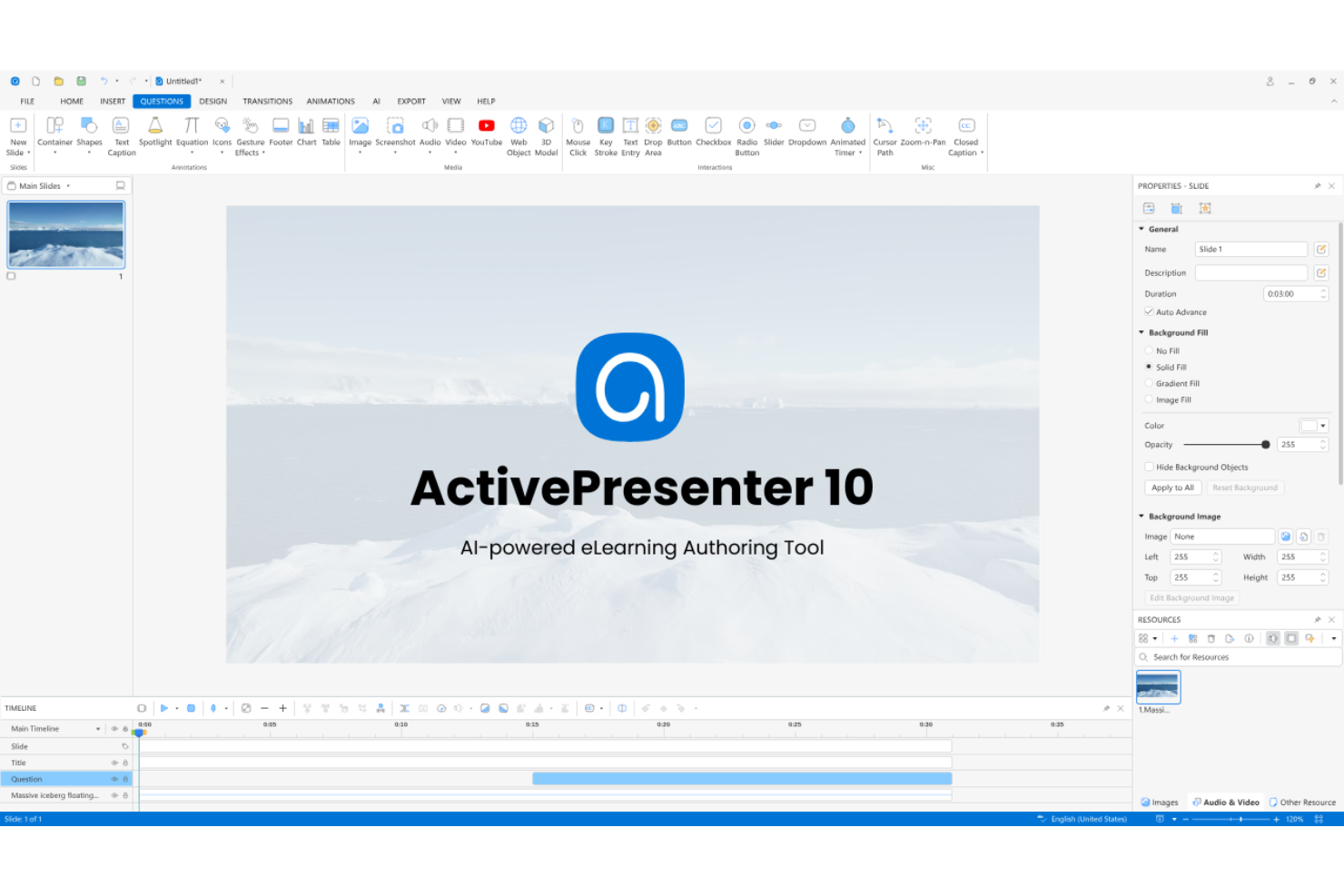 ActivePresenter screenshot - 10 Mejores Alternativas a Adobe Captivate en 2026