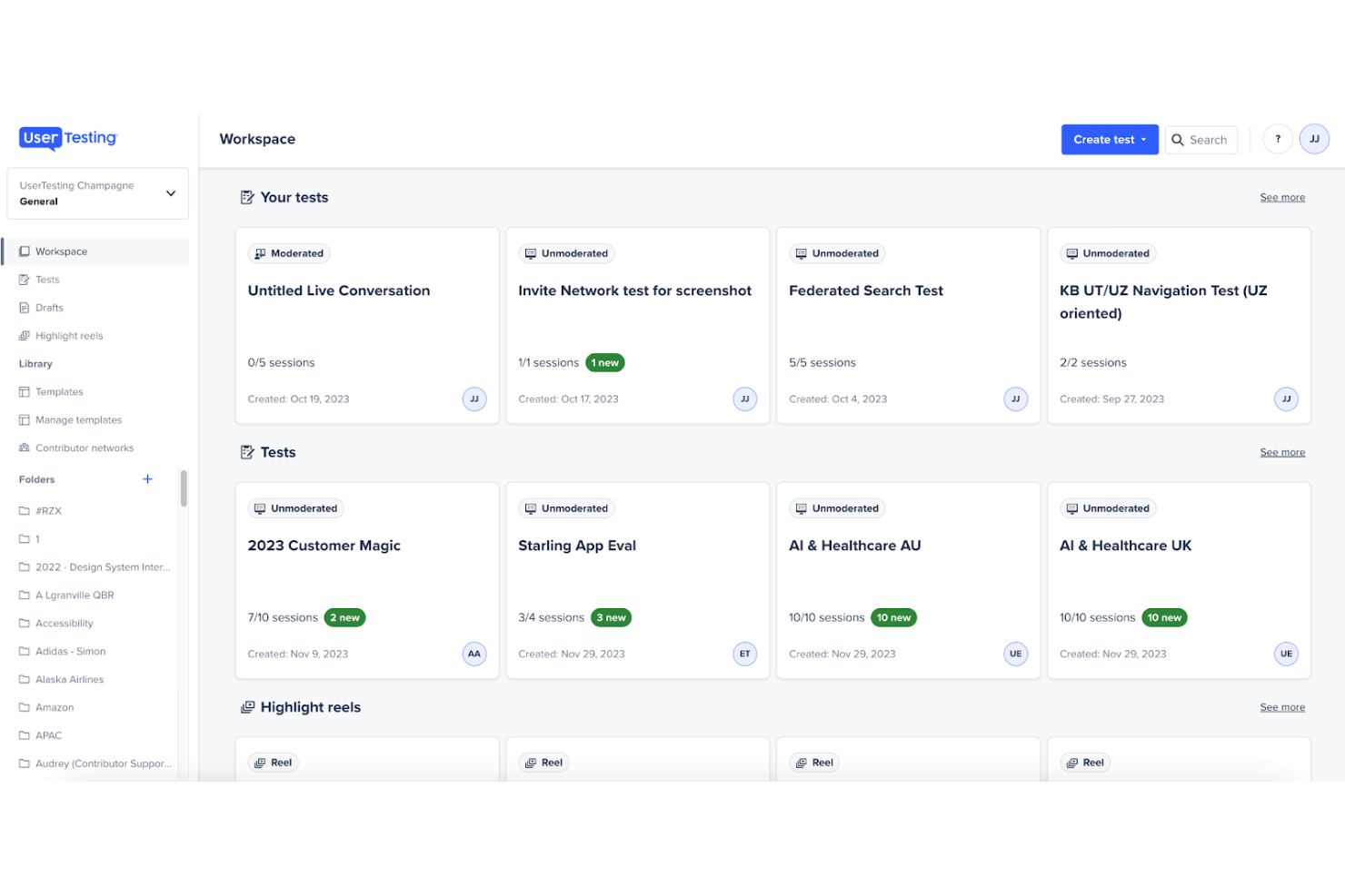 UserTesting screenshot - 10 mejores herramientas de investigación de usuarios con IA en 2026