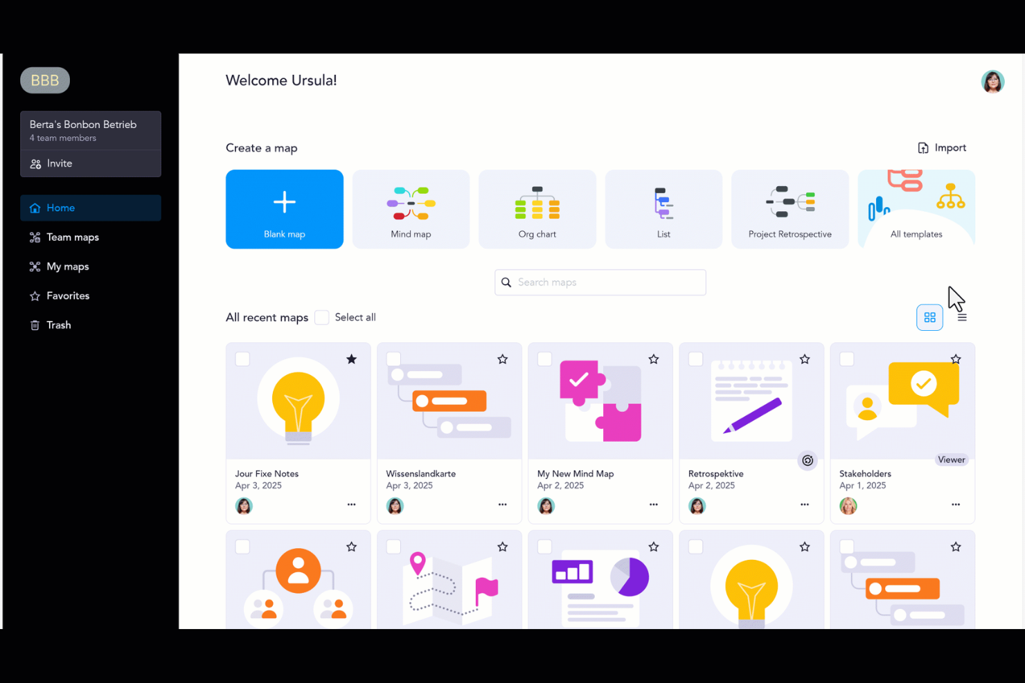MindMeister screenshot - 10 Mejores Software Gratuitos de Gestión de Ideas en 2026