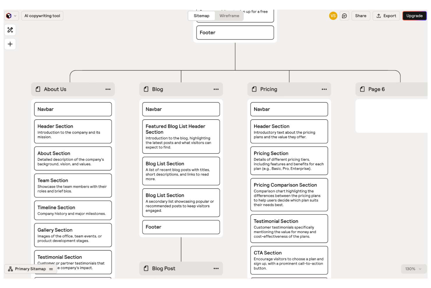 Relume screenshot - 10 Mejores Herramientas de Prototipado con IA en 2026