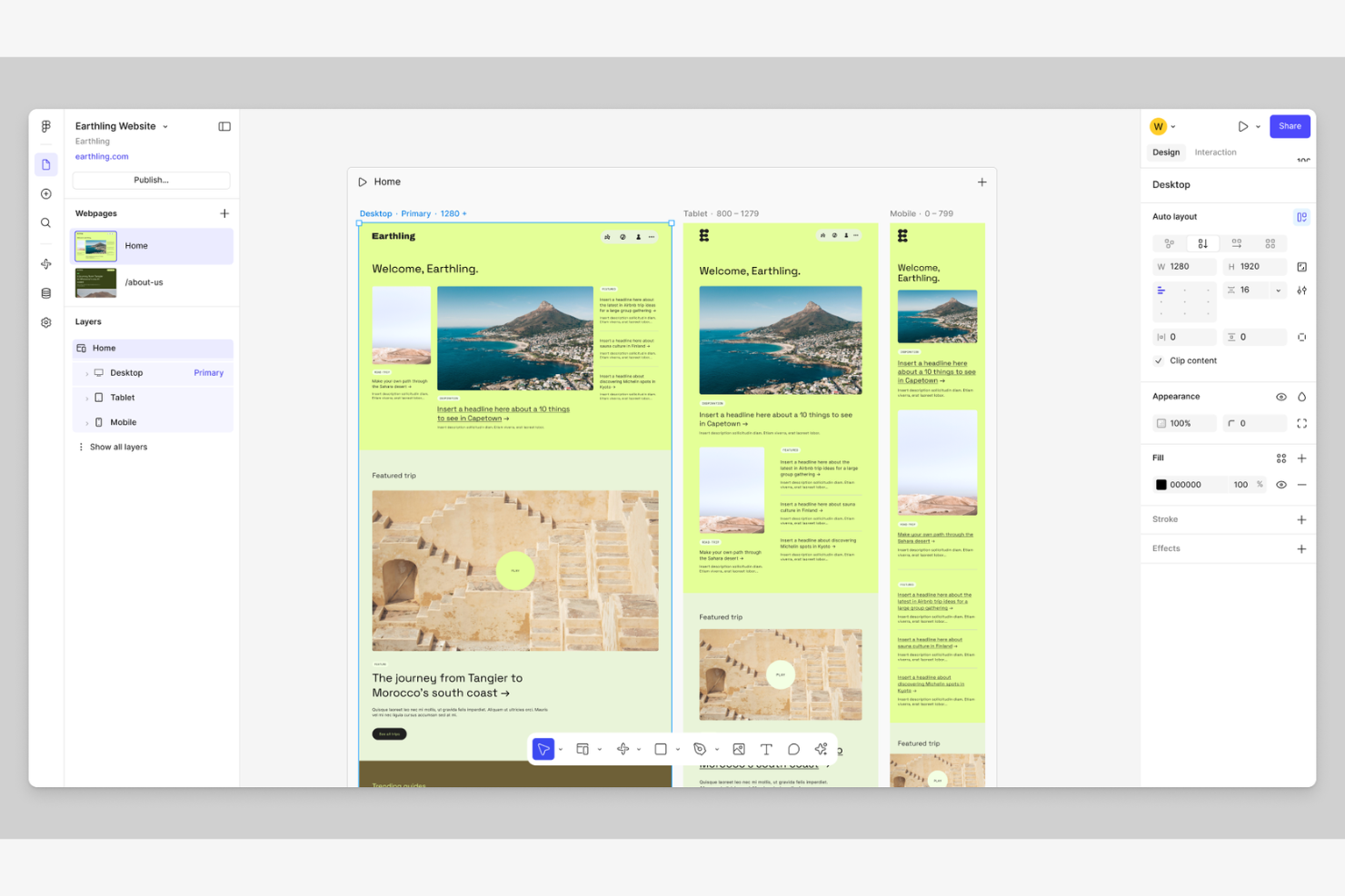 Figma screenshot - 10 programas de diseño web para Mac de 2026