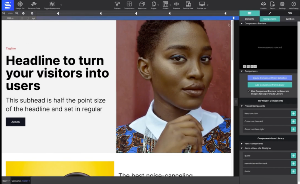 CoffeeCup screenshot - 10 mejores aplicaciones de software de diseño web offline analizadas en 2026