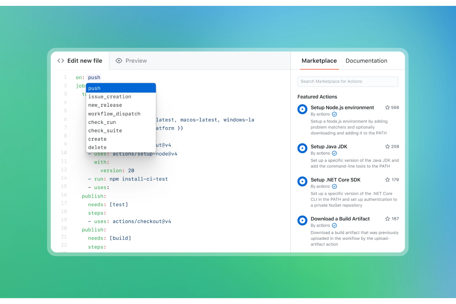 GitHub Actions screenshot - 10 Mejores Herramientas de Automatización DevOps Analizadas en 2026