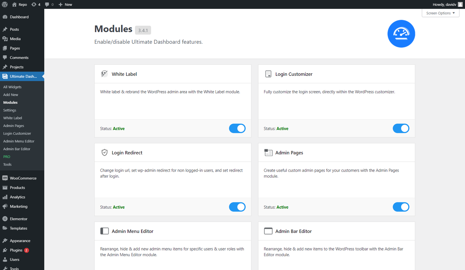 WordPress screenshot - 10 Mejores Programas Gratuitos de Diseño Web Analizados en 2026