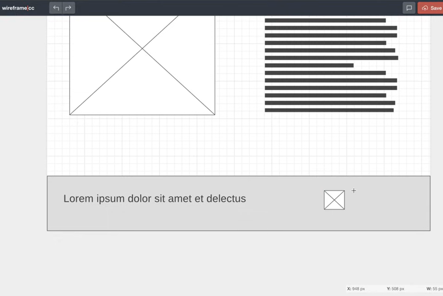 Wireframe.cc screenshot - 10 Mejores Programas UX Gratuitos Analizados en 2026