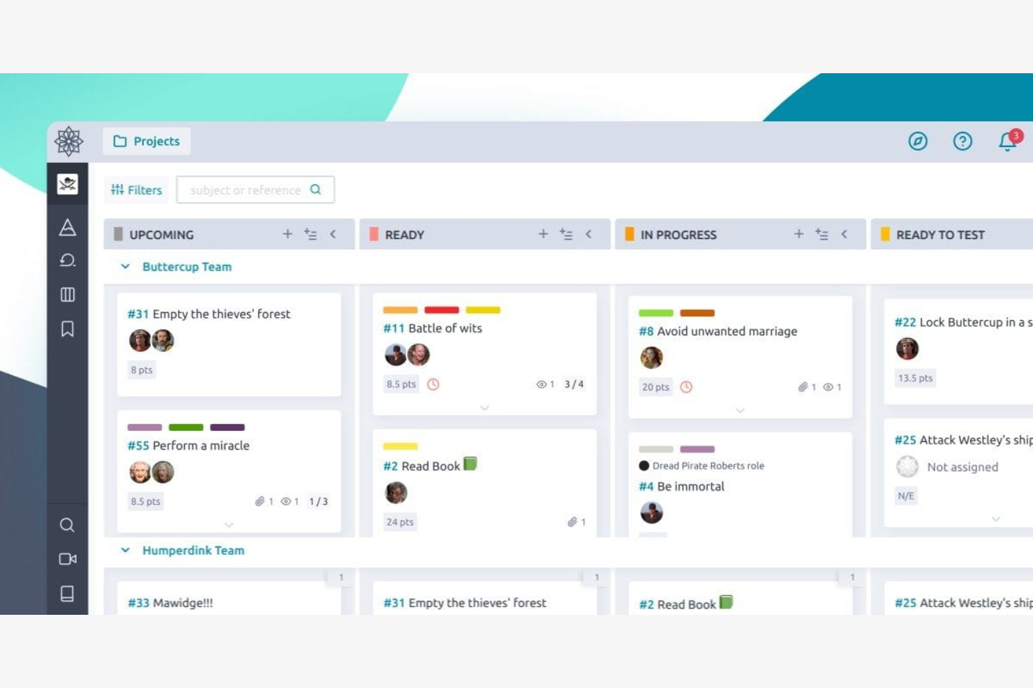 Taiga screenshot - 10 Mejores Alternativas a Jira Analizadas en 2026