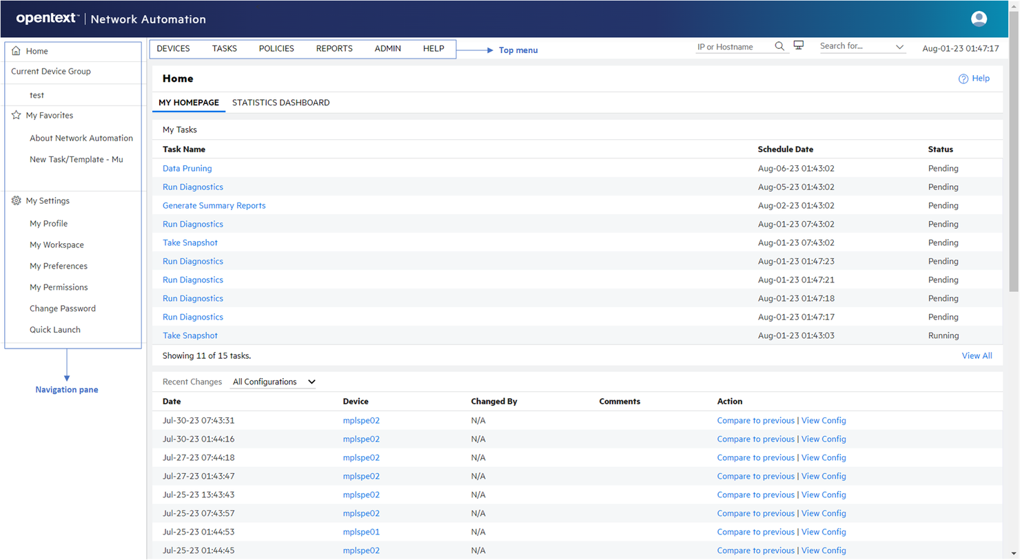 OpenText screenshot - 10 Mejores Herramientas de Automatización de Interfaz de Usuario Analizadas en 2026