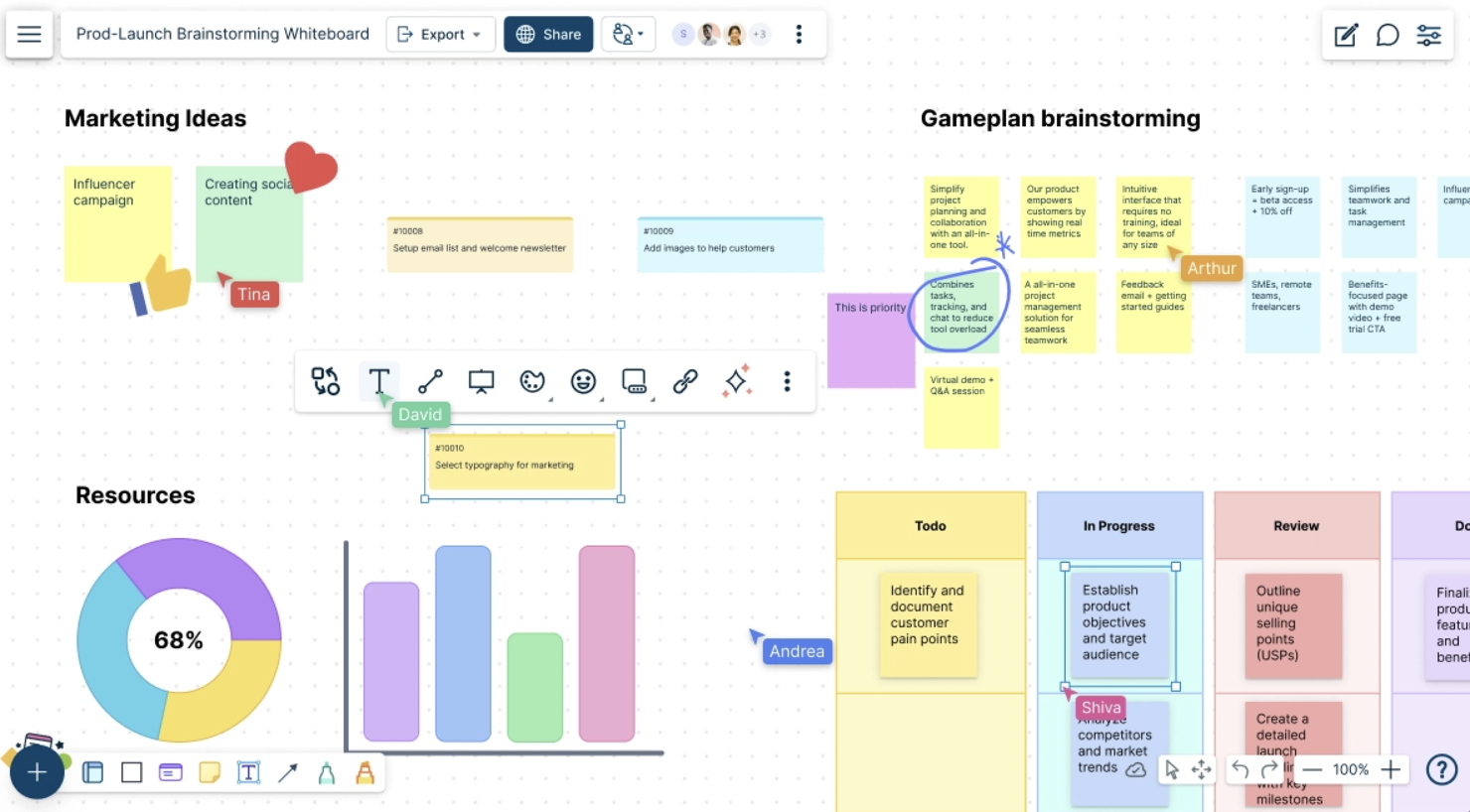 Creately screenshot - 10 Mejores Alternativas a FigJam Analizadas en 2026