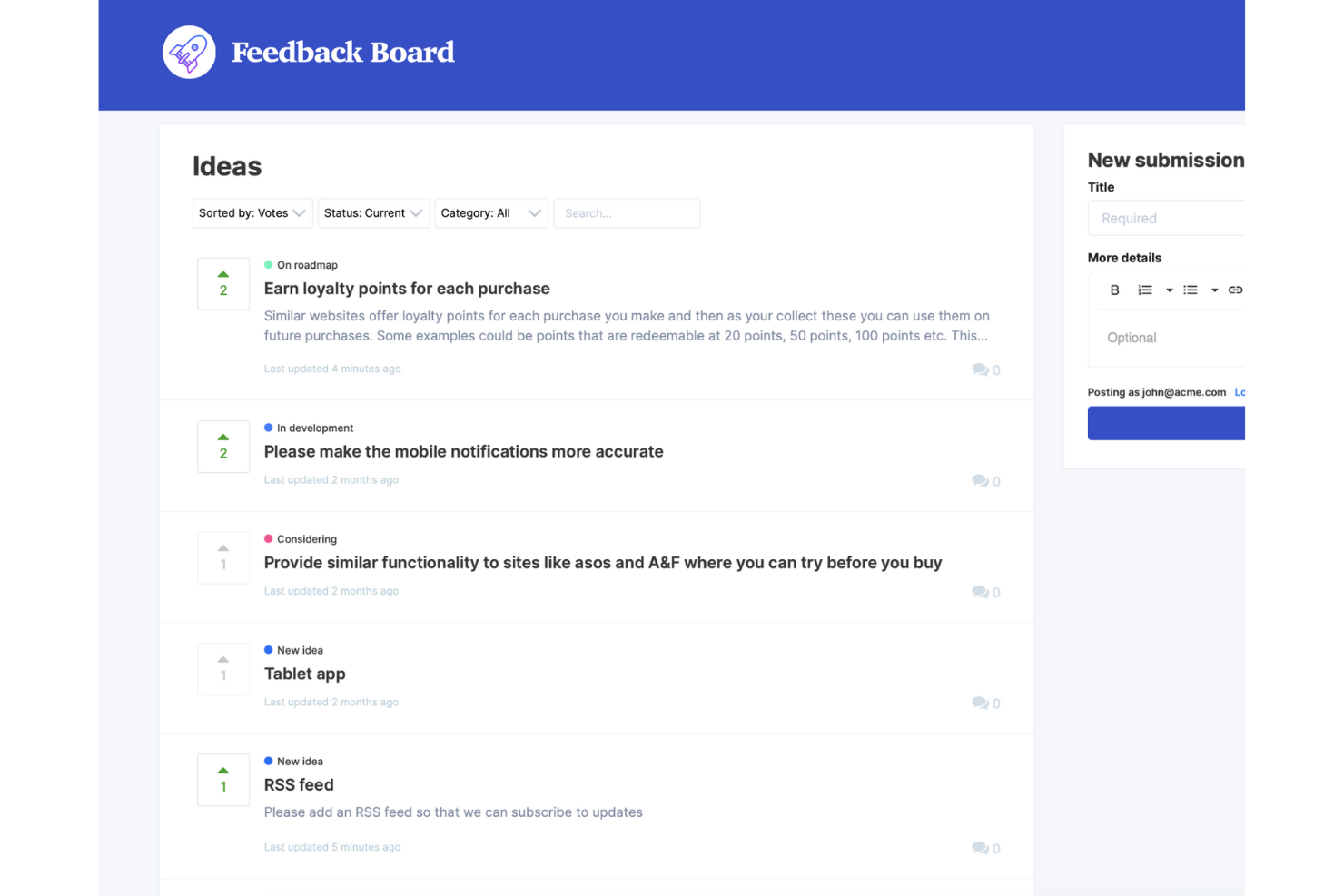 LoopedIn screenshot - 10 mejores programas gratuitos de planificación de productos evaluados en 2026