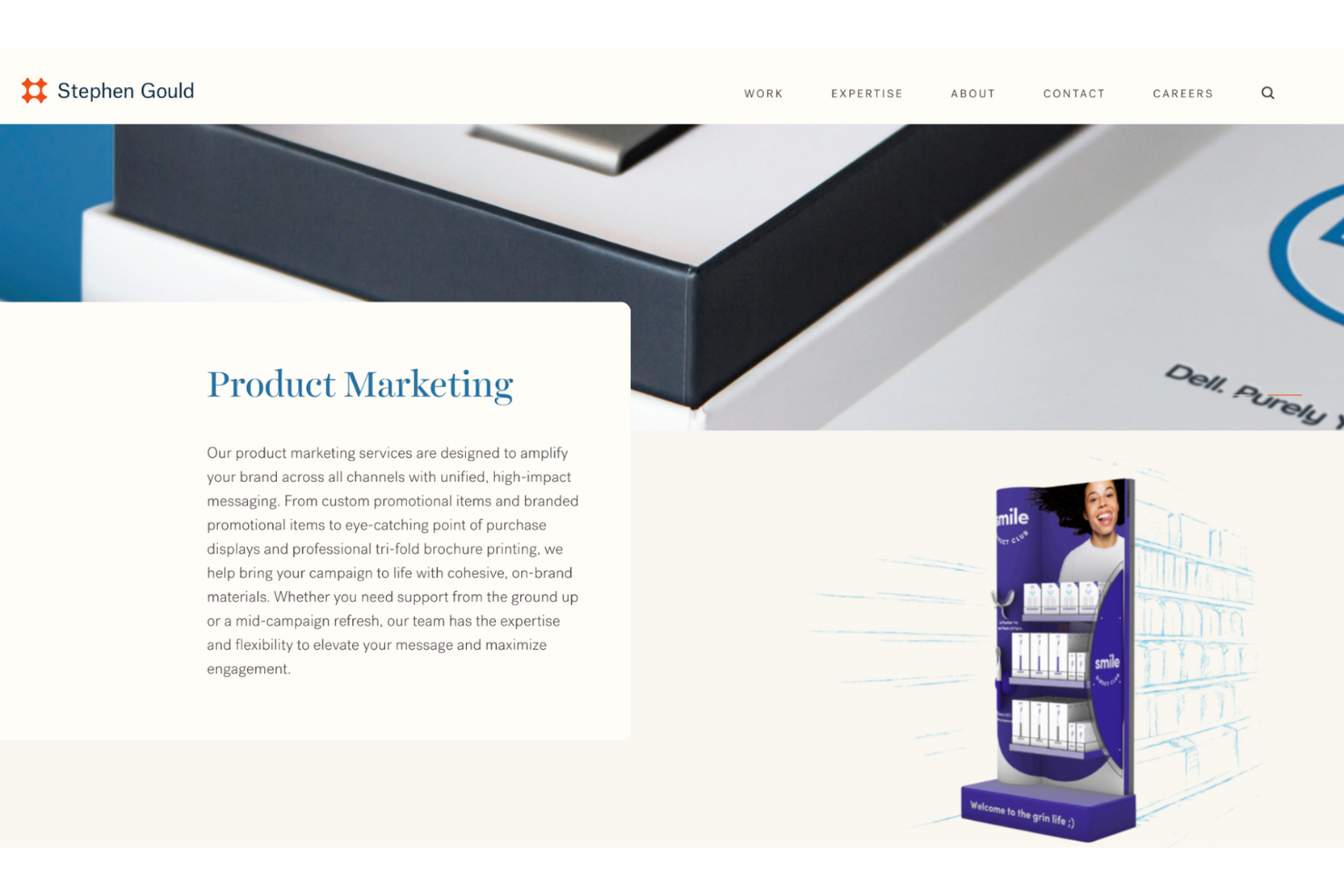 Stephen Gould screenshot - 10 mejores agencias de marketing de productos B2B evaluadas en 2026