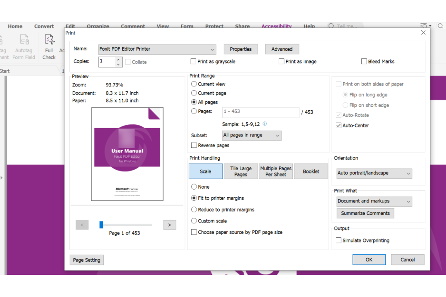 Foxit screenshot - 10 mejores alternativas a Adobe XD analizadas en 2026