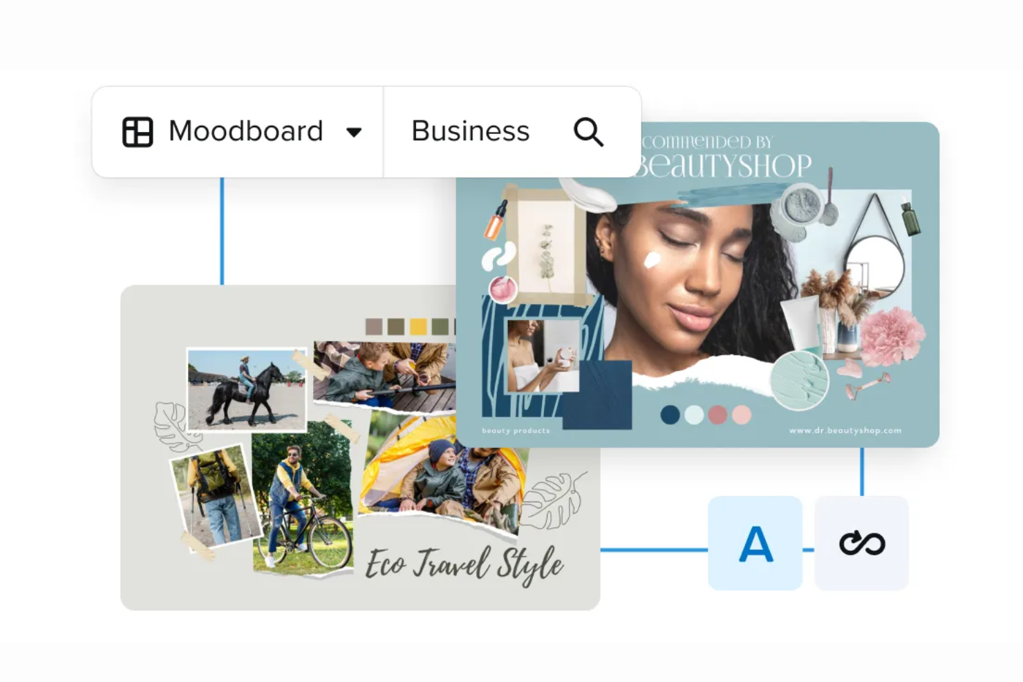 VistaCreate screenshot - 10 Mejores Creadores de Mood Board Analizados en 2026