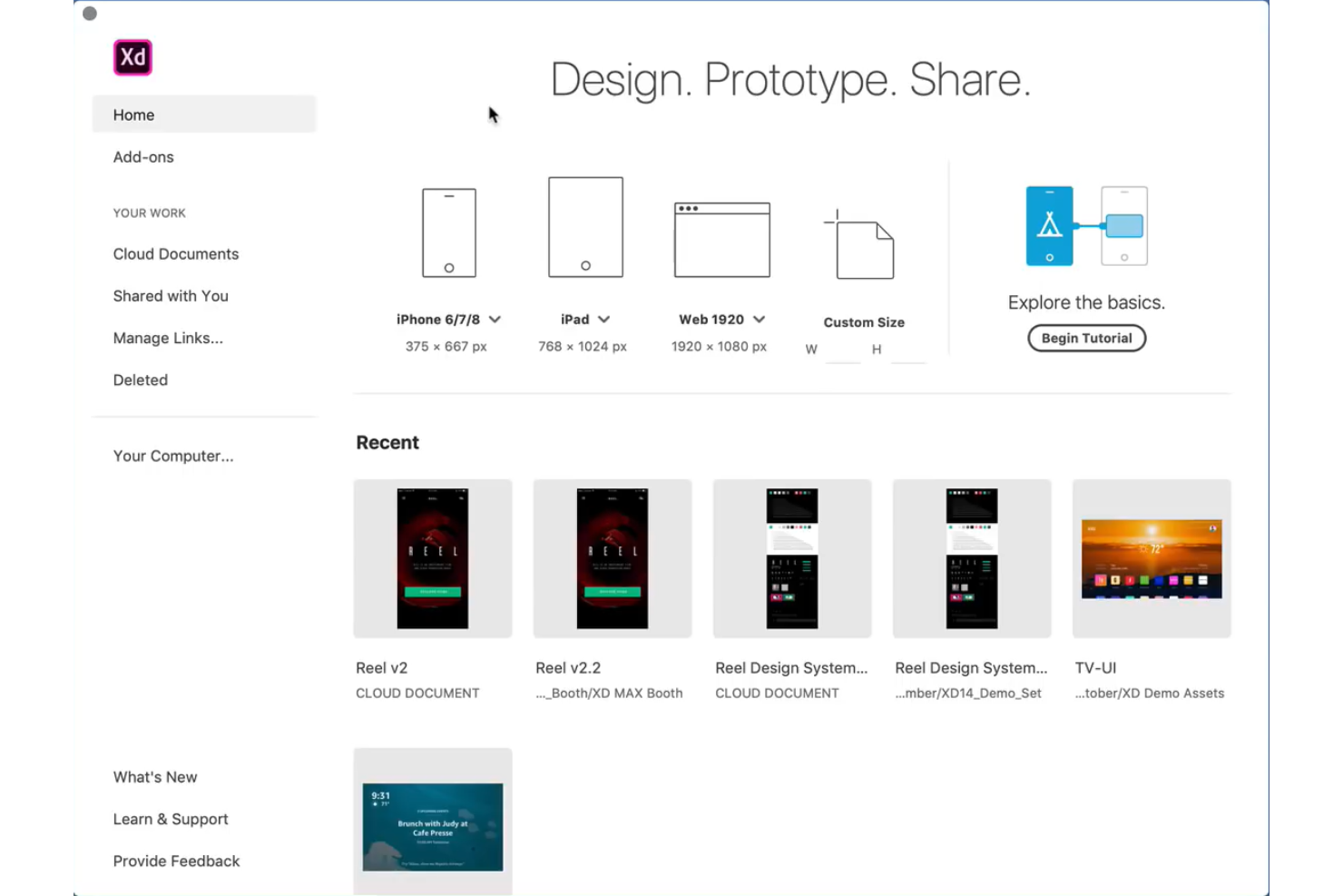 Adobe XD screenshot - 10 Mejores Competidores de InVision Analizados en 2026