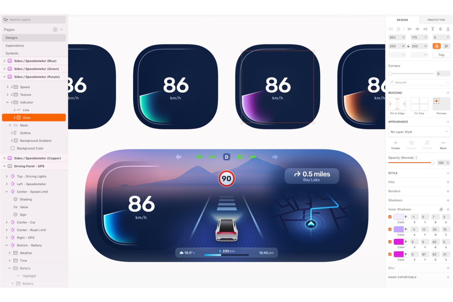 Sketch screenshot - 10 Mejores Herramientas de Prototipado de Diseño Responsive para 2026
