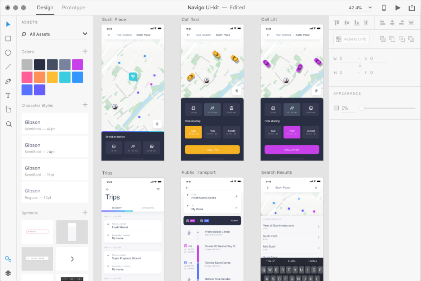 Adobe XD screenshot - 10 Mejores Herramientas de Prototipado de Diseño Responsive para 2026