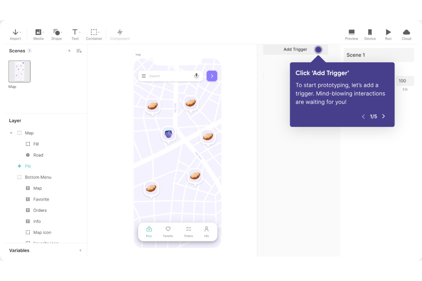 ProtoPie screenshot - 10 Mejores Alternativas a Sketch Revisadas en 2026