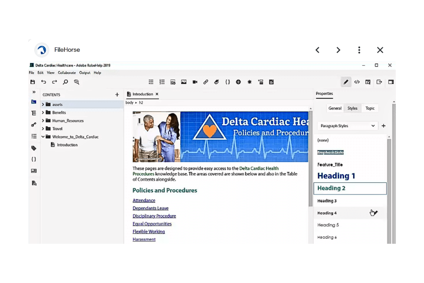 Adobe RoboHelp screenshot - 10 Mejores Software de Diseño de Aprendizaje Revisados para 2026