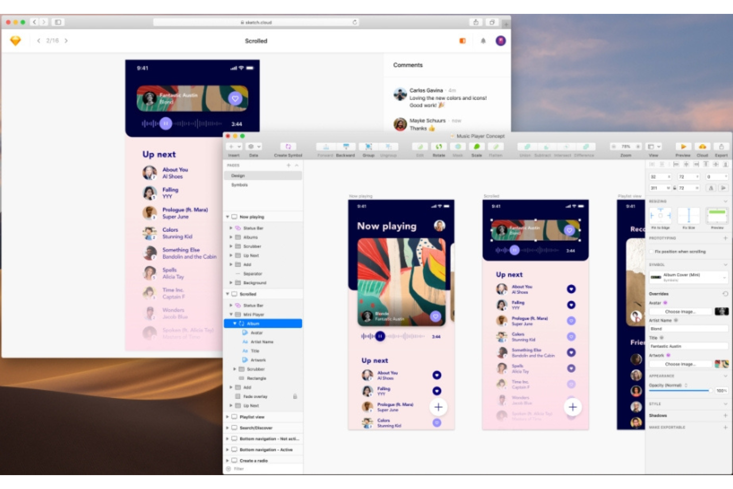 Sketch screenshot - 10 Mejores Herramientas de Retroalimentación de Diseño para Equipos Creativos en 2026