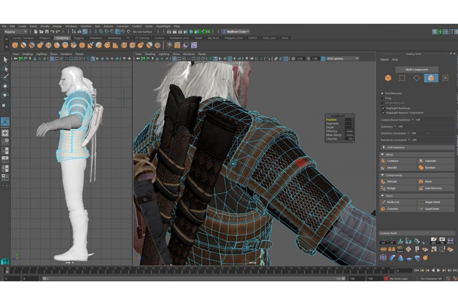Autodesk Maya screenshot - 10 mejores programas de prototipado 3D para diseñadores en 2026