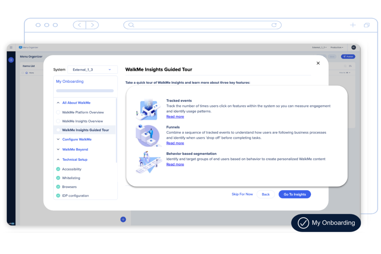 WalkMe screenshot - 10 Mejores Herramientas de Software para la Participación de Productos en 2026