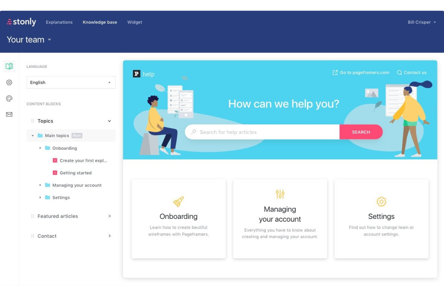 Stonly screenshot - 10 Mejores Herramientas de Adopción de Productos Para la Incorporación en 2026
