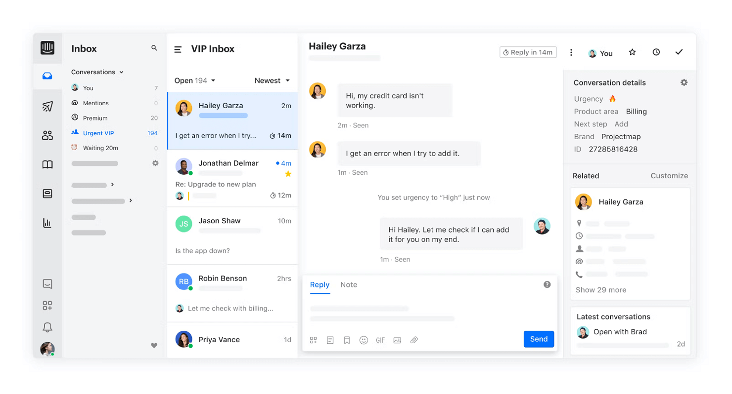 Intercom screenshot - 10 Mejores Herramientas de Marketing de Producto en 2026