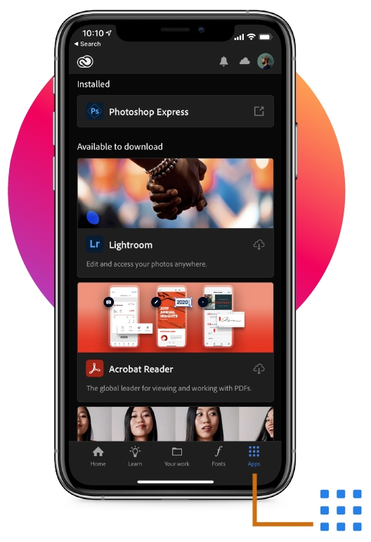Adobe Creative Cloud screenshot - 10 Mejores Software de Diseño de Productos Analizados en 2026