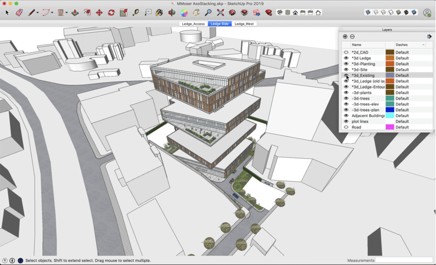 SketchUp screenshot - 10 Mejores Software de Diseño de Productos Analizados en 2026