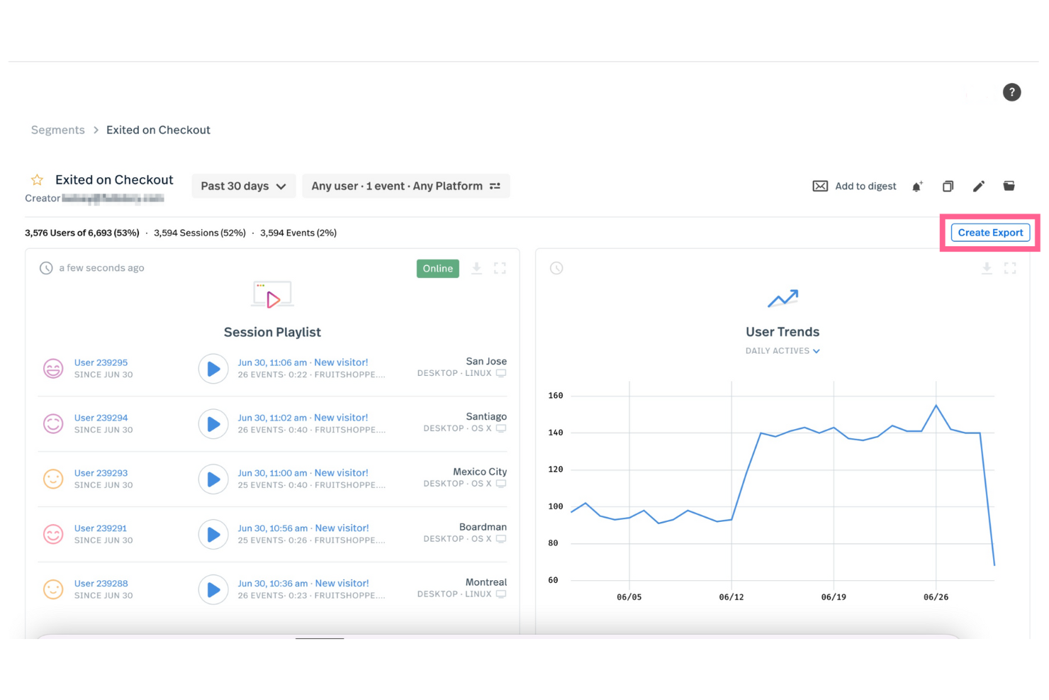 Fullstory screenshot - 10 Mejores Herramientas de Analítica de Producto Para Rastrear el Comportamiento en 2026