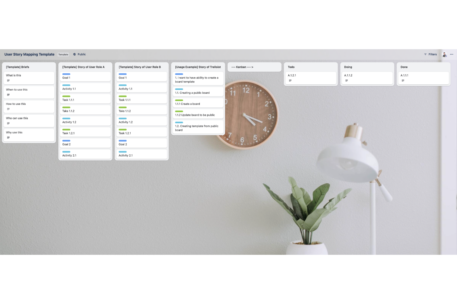 Trello screenshot - 10 Mejores Software para Historias de Usuario para Equipos Ágiles en 2026