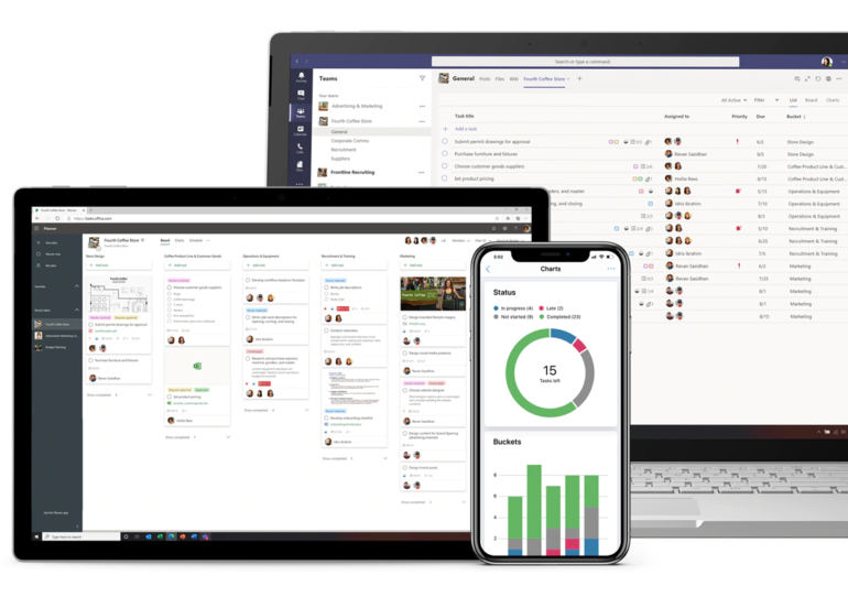 Microsoft Planner screenshot - 10 Mejores Herramientas de Product Backlog Para Priorización en 2026
