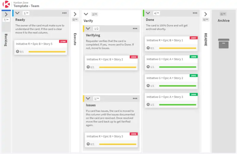 Kanban Zone screenshot - 10 Mejores Herramientas Kanban Para Eficiencia en el Flujo de Trabajo 2026