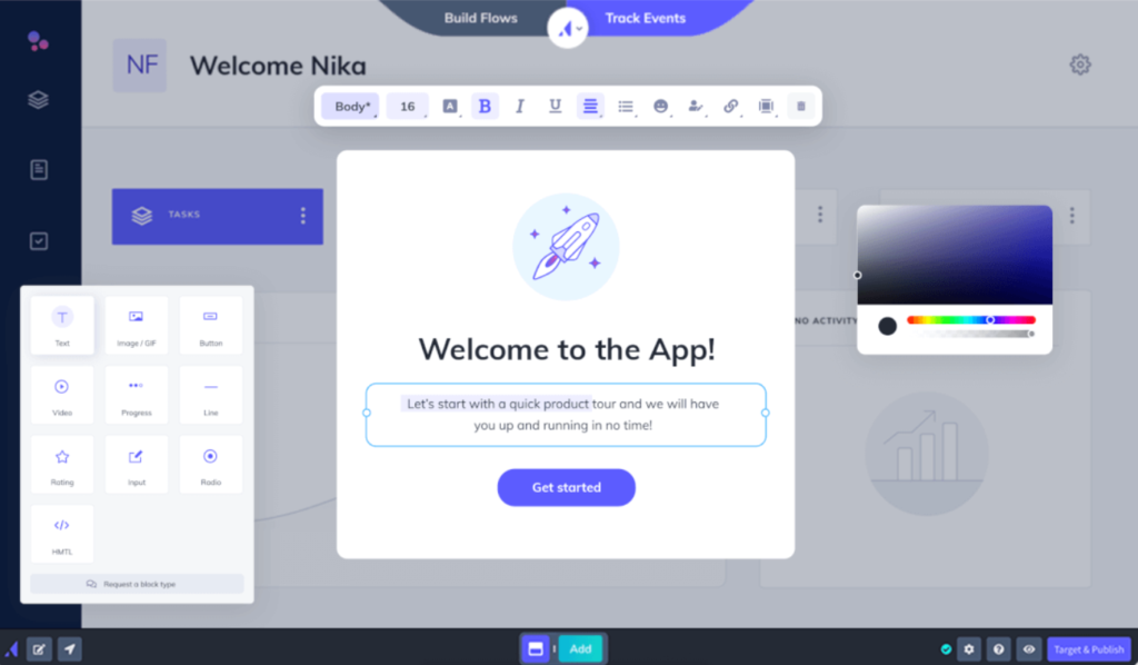 Appcues screenshot - 10 Mejores herramientas de software para la adopción digital en 2026