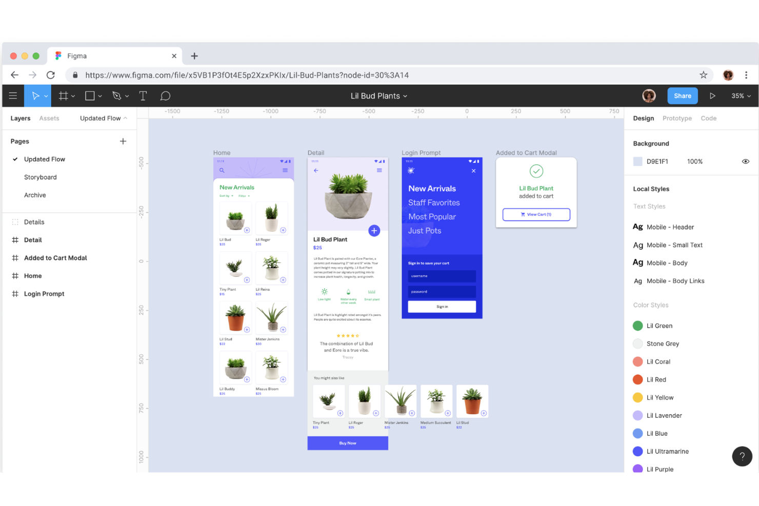Figma screenshot - 10 Mejores Herramientas Gratuitas de Wireframing para 2026