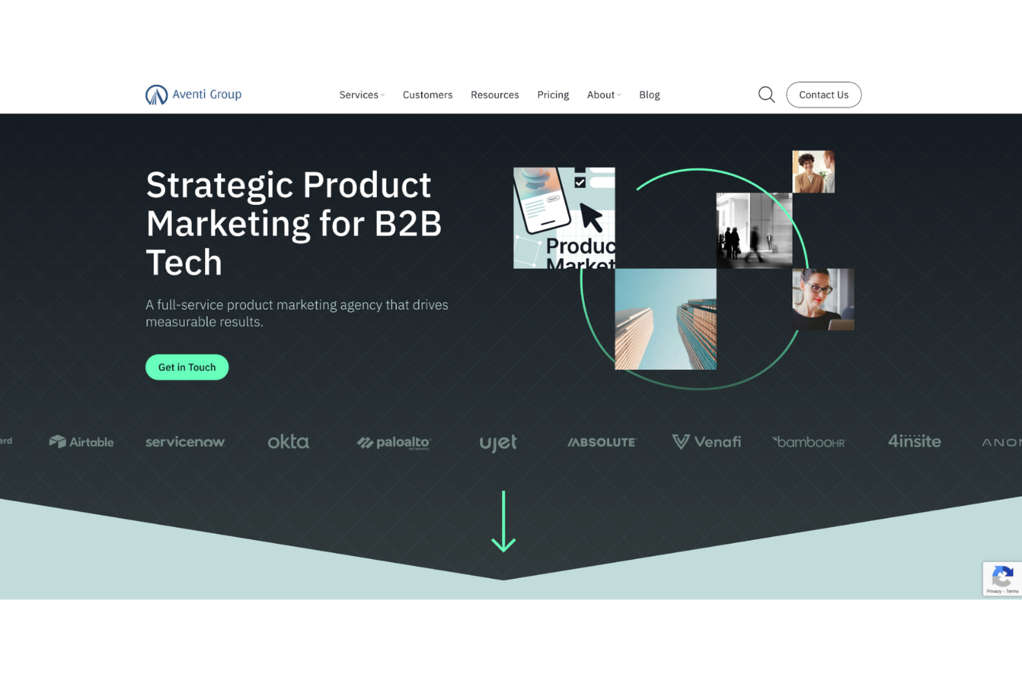 Aventi Group screenshot - 10 Mejores Agencias de Marketing de Producto Reseñadas en 2026