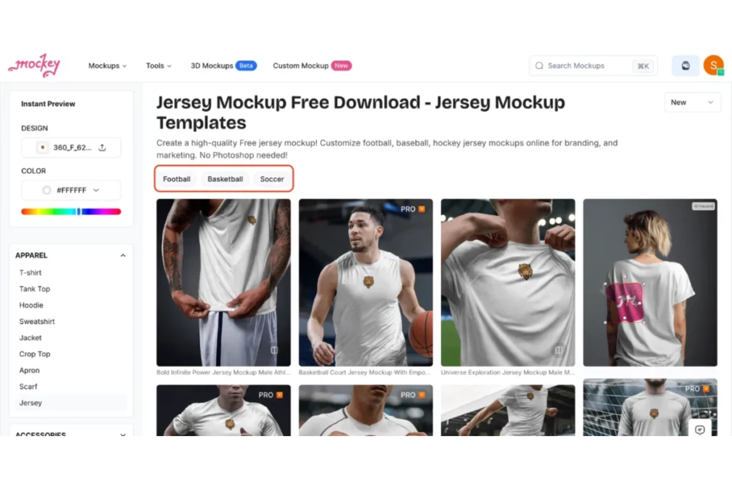 Mockey screenshot - 10 Mejores Programas Generadores de Mockups Analizados en 2026