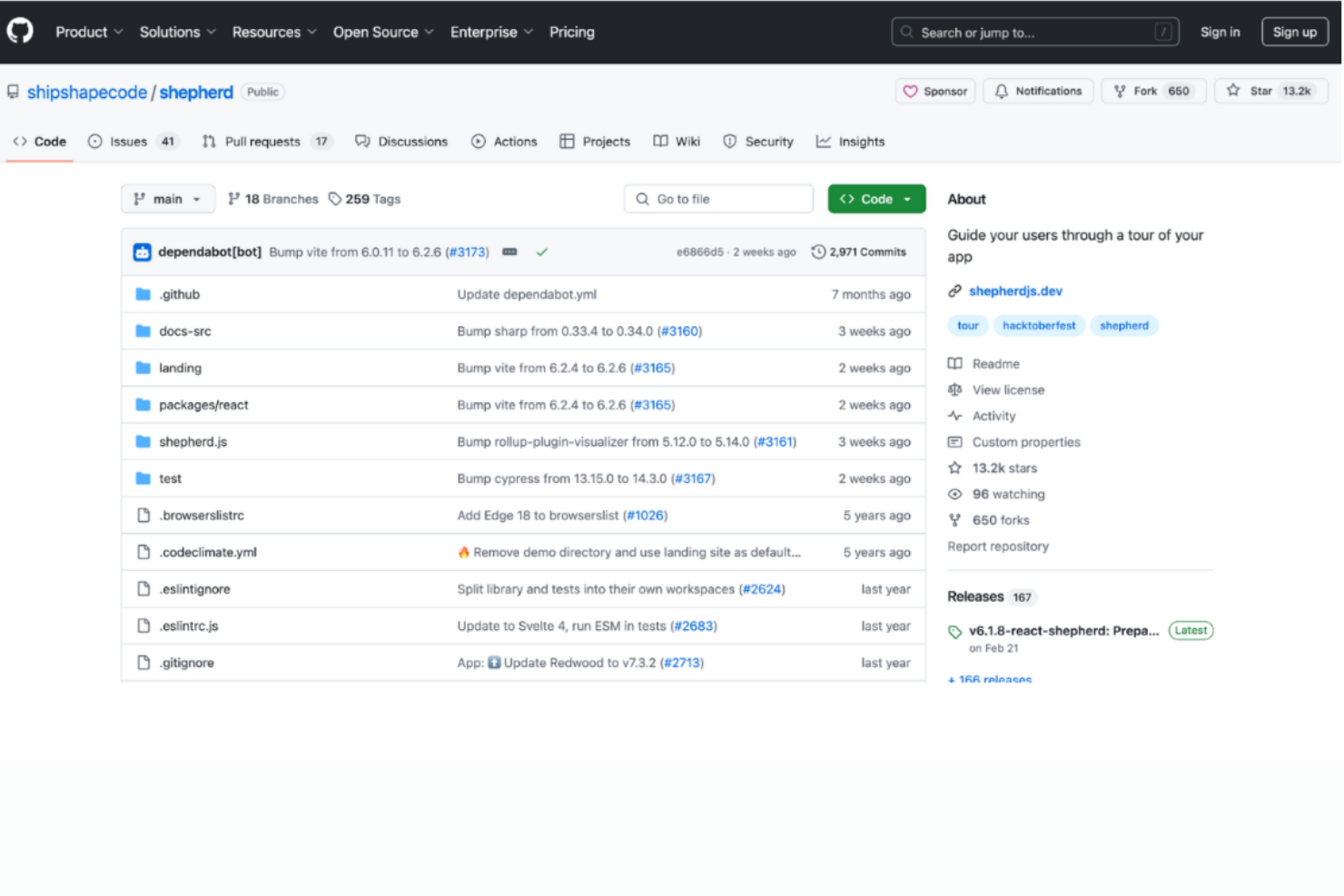 Shepherd.js screenshot - 10 Mejores Plataformas Gratuitas de Adopción Digital Analizadas en 2026
